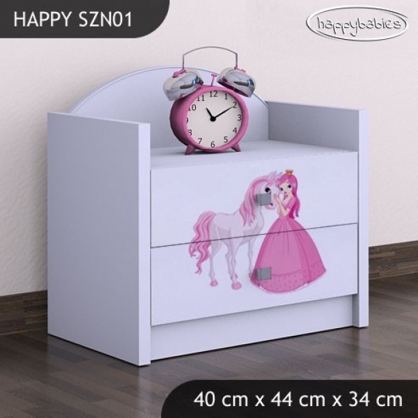 Nočna omarica Happy babies Princesa in konj 09 SZN1